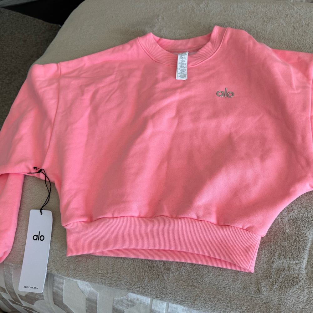 ALO Yoga Pink Sweater